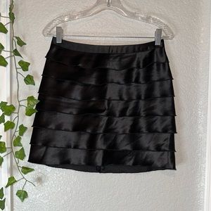Express Black Plated Skirt - Size 0
